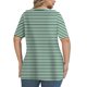thumbnail image 4 of Tops de Manga Corta de Tamaño Más de las Mujeres, Blusas de Cuello en V Impresas de Verano de Moda para Uso Casual, Diario Y de Fiesta, 4 of 8