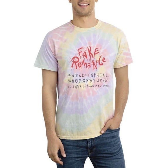 Fake Romance Design Tie Dye Spiral Men -Image by Shutterstock, Male Small