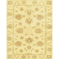 thumbnail image 1 of Ahgly Company Machine Washable Indoor Rectangle Abstract Mustard Yellow Area Rugs, 7' x 9', 1 of 7