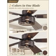 thumbnail image 2 of Ventilador de Techo Estilo Campestre Fanbulous 42" con Luz y Control Remoto, 2 of 7