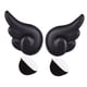 thumbnail image 4 of 2 piezas de accesorios para casco de motocicleta con alas de ángel, aptos para casco de esquí y snowboard. Negro, 4 of 7