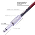 thumbnail image 1 of Straight 1/4Inch Stereo Cable Guitar Instrument Cable 1.8 Meter, 1 of 5