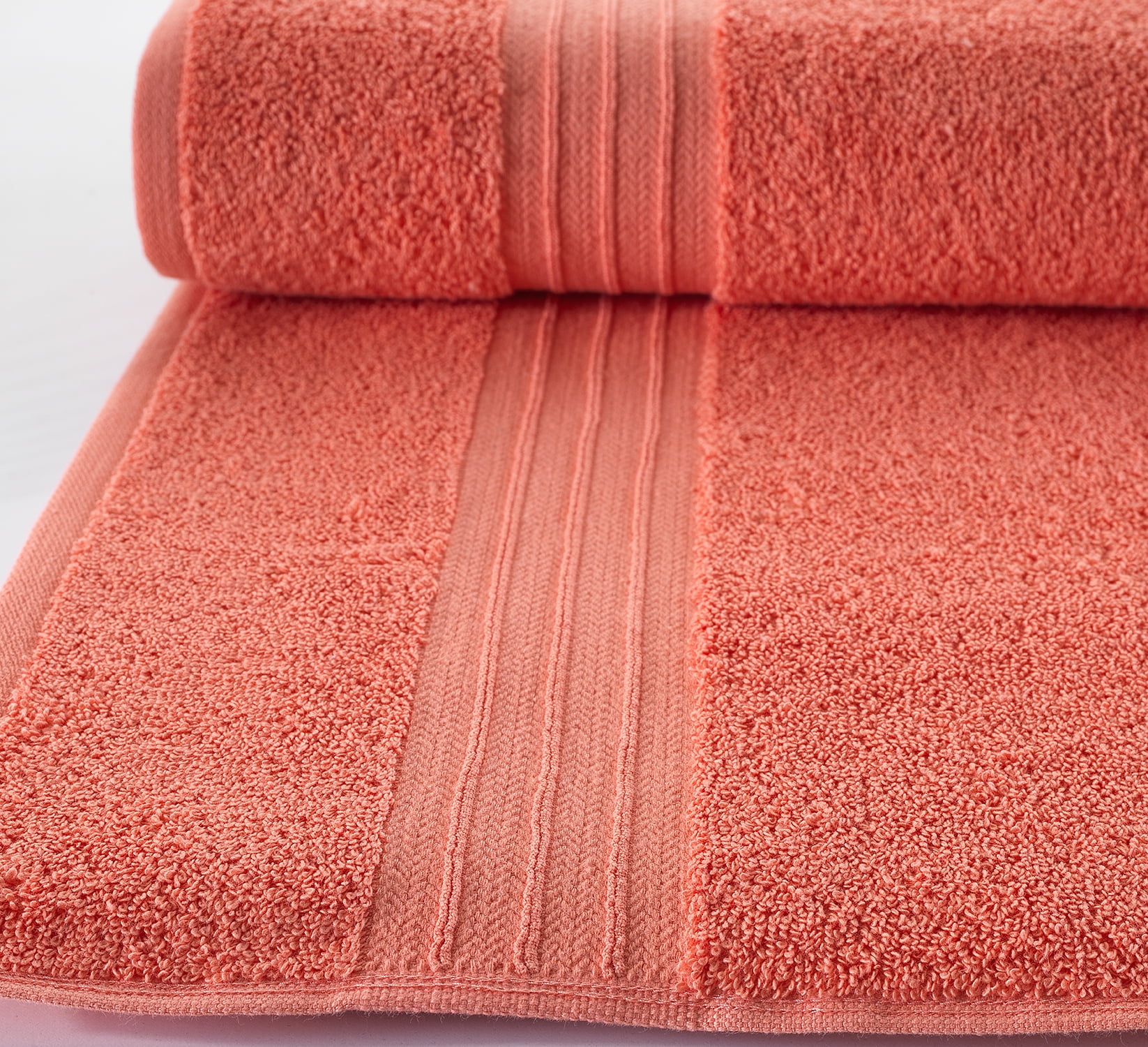 1pc Plaid Coral Thick Bath Towel, Household Water Absorption, Unisex