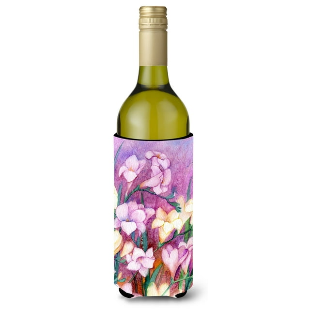 ""Caroline'S Treasures Botella De Vino Fresias Koozie Hugger 750Ml Multicolor""