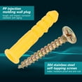thumbnail image 3 of Kit de Fixation de Vis d'Expansion en Plastique pour Perçage M6, 3 of 7