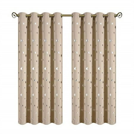 Kotile Blackout Beige Curtains For Girls Roomkids Room 63 Inch