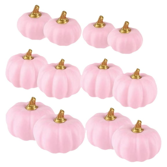 Foam Pumpkin-Halloween Decorations-Artificial Pumpkins Fall Decorations Small Pumpkin for Autumn Halloween Thanksgiving Faux Pumpkins Home Table Decor,12 PCS