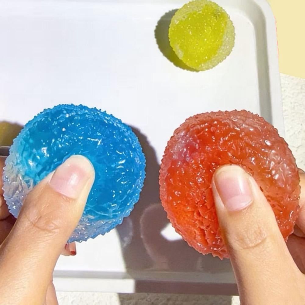 7 Packs Mini Stress Balls,High Density Solid Toys, 1.6" Sensory Fidget for Classroom, office
