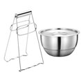 thumbnail image 4 of Cuenco de acero inoxidable en forma de H, recipiente para comida y sopa, cuenco para estofado con tapa, Clip para cuenco HOMEMAXS 10864523-MX, 4 of 6