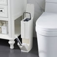thumbnail image 1 of Bote de basura COMODID 4.4 Wide RVs Slim con tapa de 5 L, blanco, 1 of 8