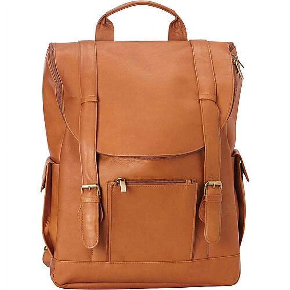 Le Donne Leather Classic Laptop Backpack LD-044 - image 3 of 6
