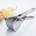 thumbnail image 1 of Triturador de patatas y triturador de patatas de acero inoxidable para bebés, prensa de frutas y alimentos con mango ergonómico y cómodo, 1 of 5