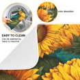 thumbnail image 2 of Dish Drying Mat Kitchen Pad Large Counter Absorbent Dish Mats Drainer Seamless Sunflower Pattern, 2 of 8