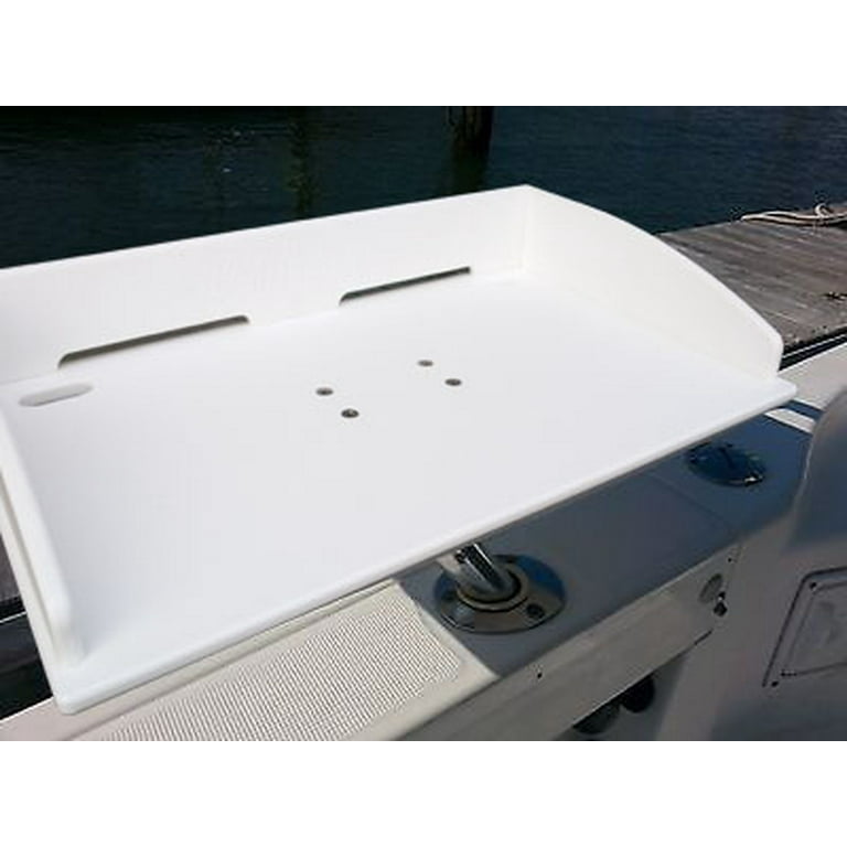 Brocraft Boat Bait Table/Boat Fillet Table/Boat Cutting Board for Rod  Holder Mount