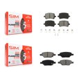 thumbnail image 1 of SIM Front Rear Semi-Metallic Brake Pads Kit for Car Chevrolet Malibu Pontiac G6 Cobalt G5 HHR Saturn Aura KSM-100071, 1 of 8