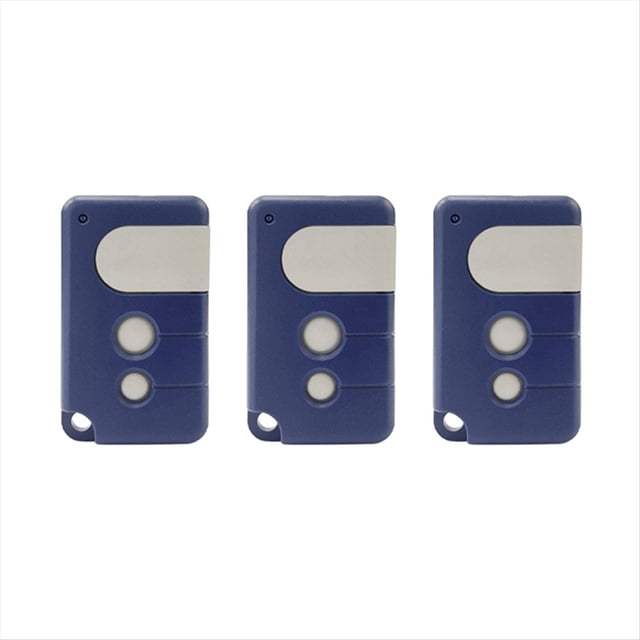 Control Remoto de Puerta de Garaje de 3 Piezas 433,92 Mhz, Control de Apertura de 3 Botones Compatible con Múltiples Modelos