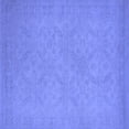thumbnail image 1 of Ahgly Company Indoor Square Oriental Blue Industrial Area Rugs, 3' Square, 1 of 4