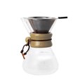 thumbnail image 1 of Pour Over Coffee Maker with Stainless Filter Coffee Dripper Brewer & Glass Coffee Pot High Heat (14 Oz/400 Ml), 1 of 9