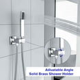 thumbnail image 3 of Kichae 12"Ceiling Mounted Shower System Rainfall Shower Head Rough-in Valve Body and Trim, 3 of 5