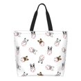 thumbnail image 1 of Easygdp Bbaseball Dog Bolsas Tote para Mujer, Bolsos de Hombro para Viaje, Bolsos de Mano de Gran Capacidad para Compras y Trabajo, 1 of 8