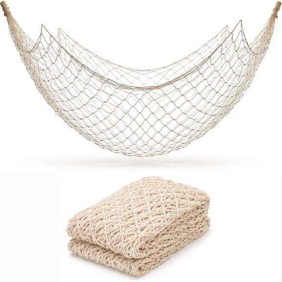 4E's Novelty Mermaid Birthday Party Fish Netting Decor