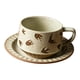 thumbnail image 5 of Taza de café taza de té, 300 ml con asas, regalo de cumpleaños, adorno de diseño de golondrina de gran capacidad con bandeja para el hogar, café, bar,, 5 of 8