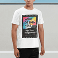 thumbnail image 4 of USPEED Custom T Shirts with Photo/Logo/Text - Midweight Personalized Comfort Cotton Tee for Men Women Design Your Own Shirt Front & Back Print, 4 of 5
