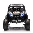 thumbnail image 2 of iYofe 12V Electric Ride on Car for Kids, Powered Ride on UTV Toys for Boys Girls Ages 3-5 Gifts, Kids Cars Electric Ride on Vehicle with Remote Control, Bluetooth, Music, 4 Wheels Suspension, Black, 2 of 9