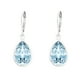 thumbnail image 1 of Arete para Mujer con Cristal Swarovski  en Forma de Gota– Bañado en Rodio– Arete Elegante y Brillante, Aretes de Mujer de Moda– Joyería para Mujer de Moda– Regalo especial Ortiz Espinosa Temporada, 1 of 2