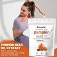 thumbnail image 4 of LENORIA Pumpkin Seed Oil 3000mg|180=900Capsules|ColdPressed|- NEW, 4 of 7