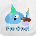 thumbnail image 4 of Inktastic 1st Birthday Puppy Blue Boys Baby Bib, 4 of 4