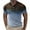 Khaki 1EE, variant on Afuyipoi Men's Geometric Print Zip Shirt,Lightweight V-Neck Full-Zip Front Casual T-Shirts Multicolor 2XL