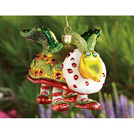 patience brewster krinkles turtle dove glass ornament patience brewster krinkles turtle dove glass ornament