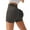 Dark Grey, variant on Rigardu Women Workout Impact Shorts 4.5" Scrunch Butt Lifting Gym Shorts Seamless Booty Biker Shorts Black L