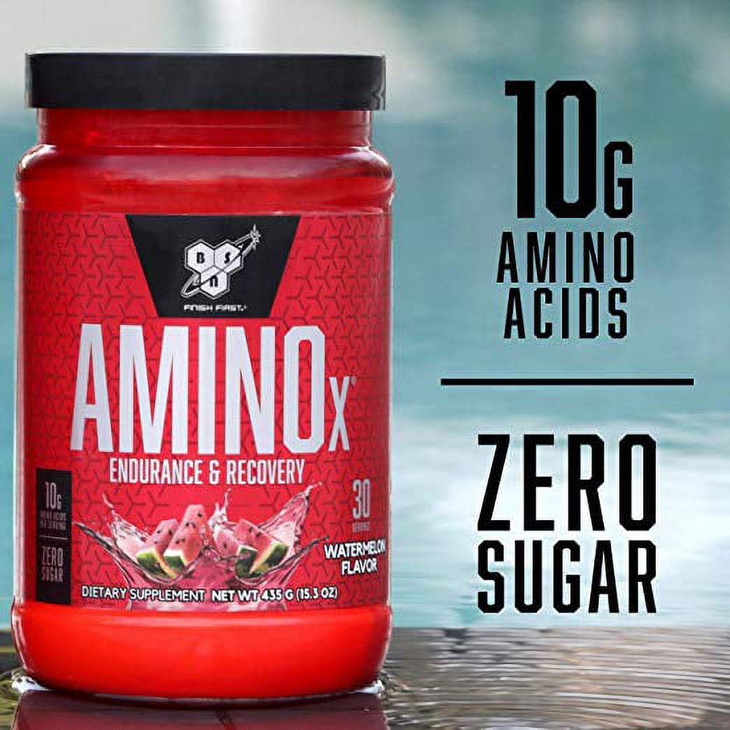 BSN Amino X Amino Acids + BCAA Powder, Tropical Pineapple, 30 Servings
