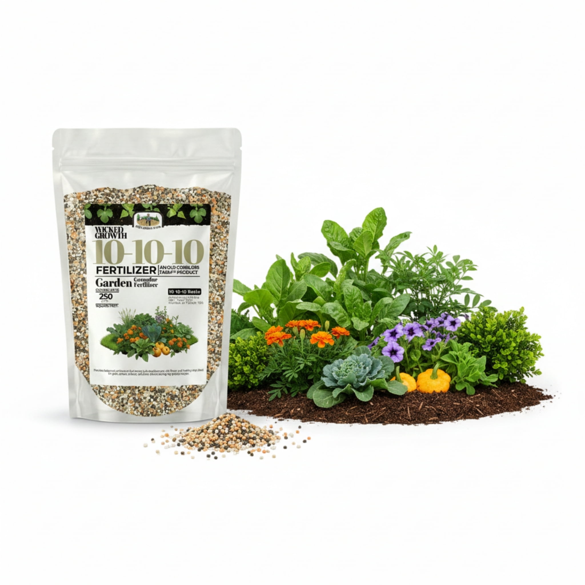 Old Cobblers Farm™ Wicked Growth 10-10-10 All-Purpose Granular Fertilizer, 20 lbs
