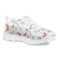 thumbnail image 2 of Pzuqiu Butterfly Kids Tennis Shoes Size 3 Big Girls Running Sneakers Outdoor Sports Shoes White Walking Shoes, 2 of 7