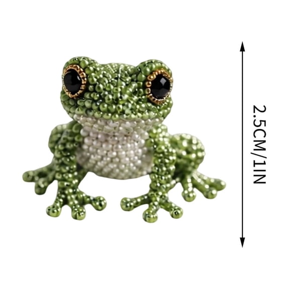 3D Beaded Animal Craft Kit,Cute Art Bead Animal Making Embroidery Craft,Animal Statue Handmade Beading Kit for Beginners & Craft Enthusiasts