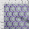 thumbnail image 2 of oneOone Rayon Purple Fabric African Sewing Fabric By The Yard Printed Diy Clothing Sewing Supplies 56 Inch Wide, 2 of 4