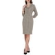 thumbnail image 2 of INSPIRE CHIC Vestido de Tweed con Cuello de Solapa y Botones de Manga 3/4 para Mujeres Talla S 2, 2 of 4