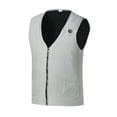 thumbnail image 2 of V-Neck Heated Vest, Electric Thermal Shirt for Men & Women, 3 Speed Temp Heating Vest Waterproof Heated Jacket Vest, 5 Heated Zones Waistcoat for Camping Fishing Outdoor Cycling, 2 of 8