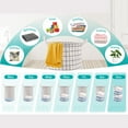 thumbnail image 3 of Laundry Hamper With Handle Collapsible Storage Basket Laundry Basket 41.8l For Bedroom Bathroom Washing Clothes & Toy Storage Organizer Easy Storage 2PACK, 3 of 6