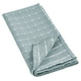thumbnail image 2 of SARO 2136.A20S Stitched Line Design Cotton Blend Napkins  Aqua - Set of 4, 2 of 5