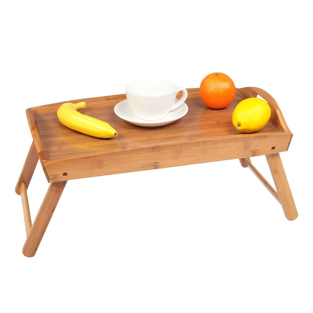Ktaxon Hot Serving Tray Bed Food Wood Table Bamboo Wooden Laptop TV Lap