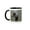 Black/White, variant on 3drose, Curious River Otters Are Never Far from Water., 15oz Two-tone Yellow Mug
