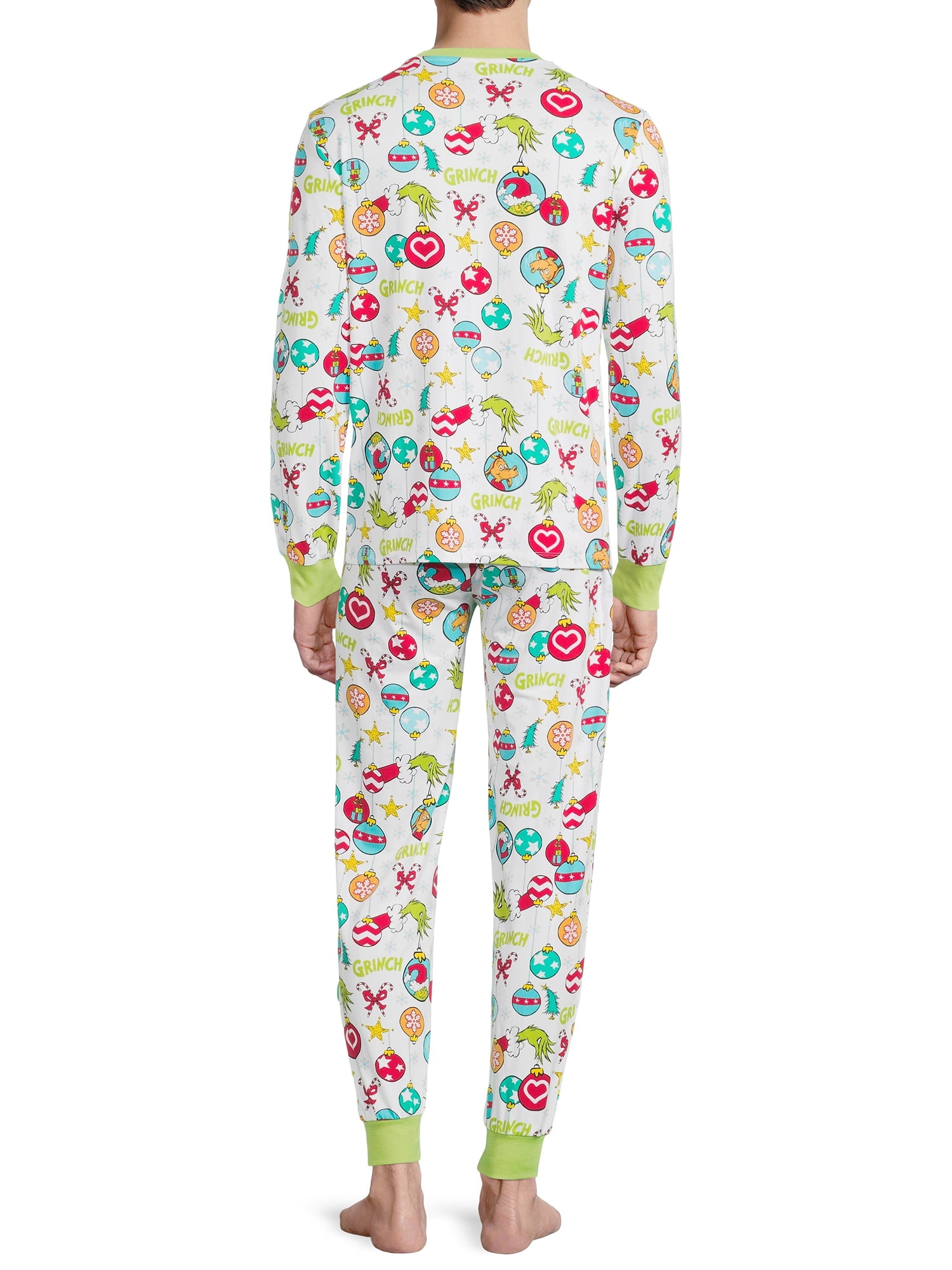 Dr. Seuss' The Grinch Men’s Family Pajamas Set, 2-Piece