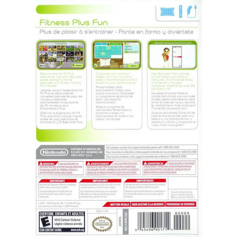 Nintendo Wii Fit Plus - Sports Exercise Game for Kids (Wii