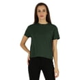 thumbnail image 1 of Inkmeso T-Shirt à Manches Courtes pour Femmes Épaules Tombantes Col Rond T-Shirts d'Été Décontractés, 1 of 7