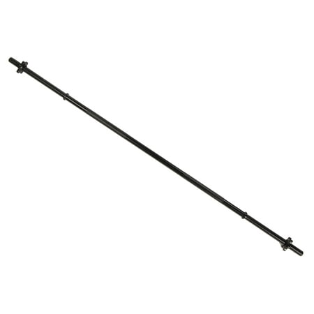 BalanceFrom 1-Inch Diameter Threaded Chrome Barbell with Lock Collars  60-Inch (250lb Capacity)