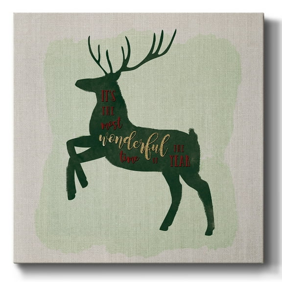 Reindeer Run- Gallery Wrapped Canvas